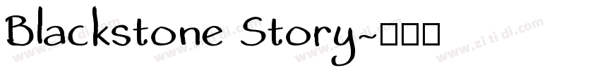 Blackstone Story字体转换